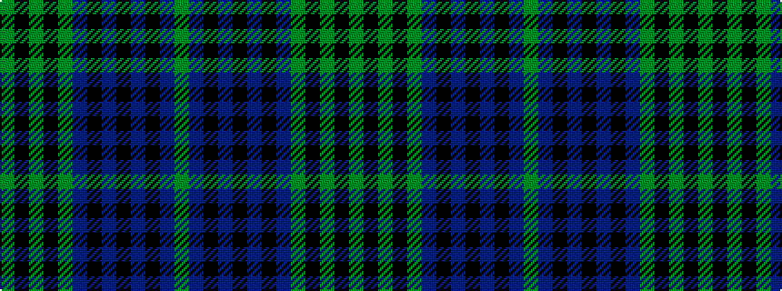 idealised woven sample of pattern GBKBKBKBGKGKG