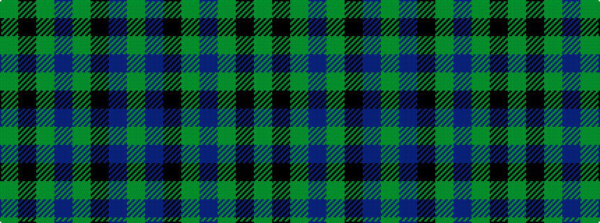 idealised woven sample of pattern GBKGBGKG