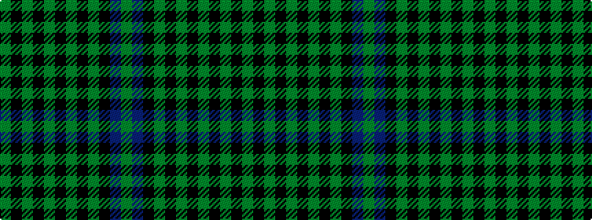 idealised woven sample of pattern GBKGKGKGKGKG