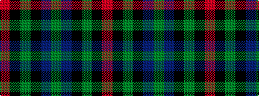 idealised woven sample of pattern GBKGKR