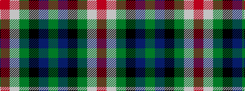 idealised woven sample of pattern GBKGWR