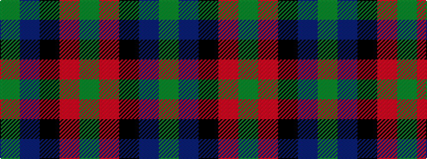 idealised woven sample of pattern GBKRG