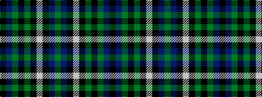 idealised woven sample of pattern GBKWKGKGBK