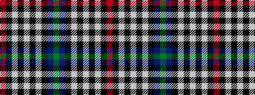 idealised woven sample of pattern GBKWKWKWKR