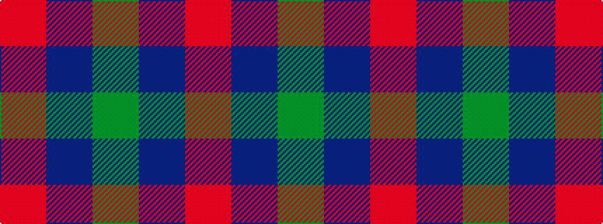 idealised woven sample of pattern GBR