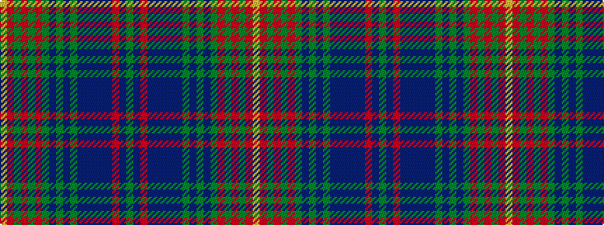 idealised woven sample of pattern GBRBBBBBGBGBGRGRGRY
