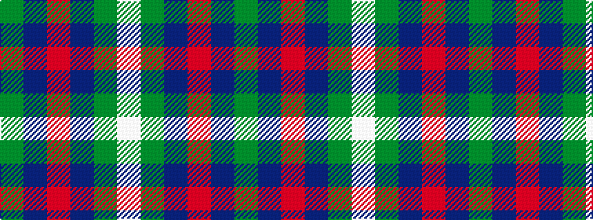 idealised woven sample of pattern GBRBGW