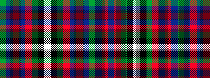 idealised woven sample of pattern GBRBRGKW