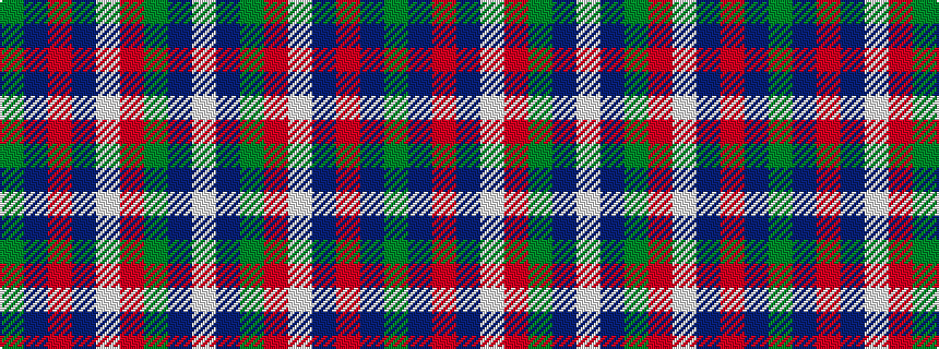 idealised woven sample of pattern GBRBWRGBW
