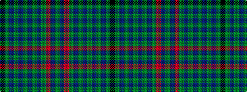 idealised woven sample of pattern GBRGBGBGBGBGK