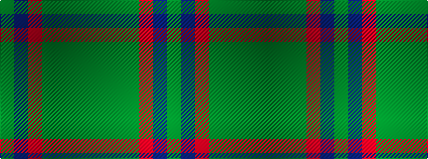 idealised woven sample of pattern GBRGGGG