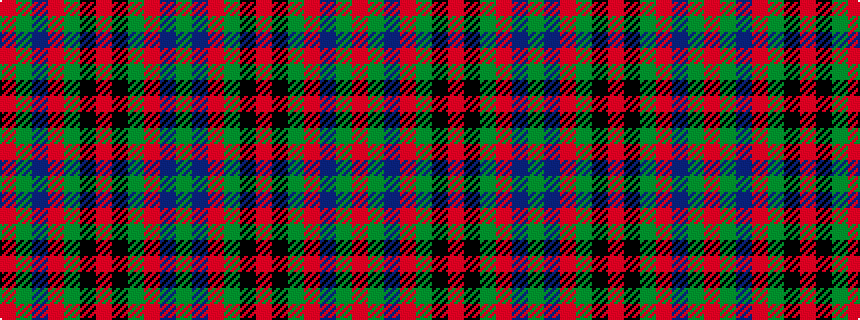 idealised woven sample of pattern GBRGKRKGRBGR