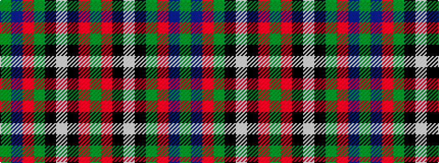 idealised woven sample of pattern GBRGKWKRG
