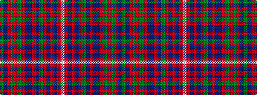 idealised woven sample of pattern GBRGRGRBBRBGRBRBRW