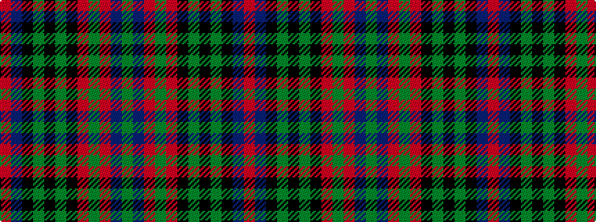 idealised woven sample of pattern GBRGRKGKGKBR