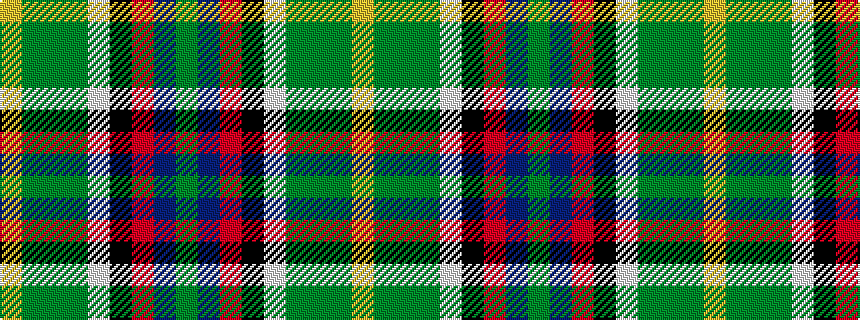 idealised woven sample of pattern GBRKWGGGY