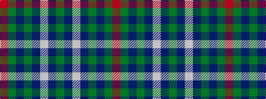 idealised woven sample of pattern GBWBGBGR