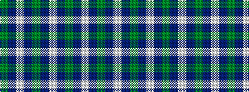 idealised woven sample of pattern GBWBGBW