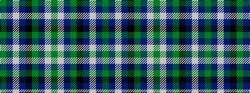 idealised woven sample of pattern GBWBKGBWG