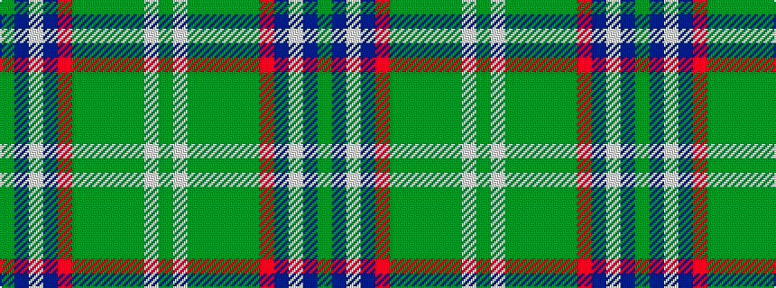 idealised woven sample of pattern GBWBRGGGGGWG