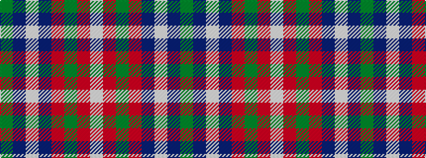idealised woven sample of pattern GBWBRGRW