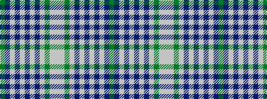 idealised woven sample of pattern GBWBWBWBWGWW