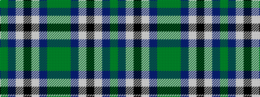 idealised woven sample of pattern GBWKWBGG