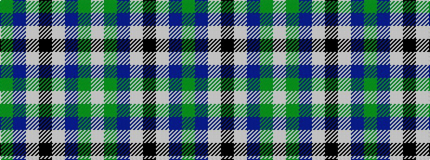 idealised woven sample of pattern GBWKWBGW