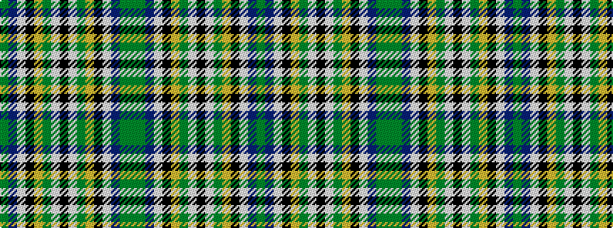 idealised woven sample of pattern GBWKYGWKWGYKWBGG