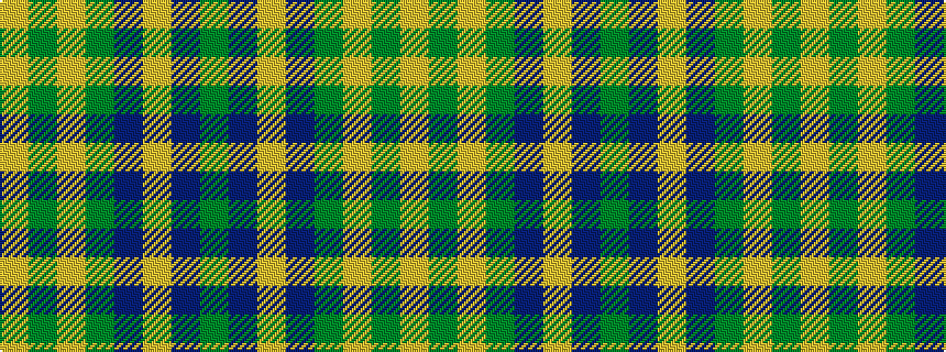 idealised woven sample of pattern GBYBGYGY