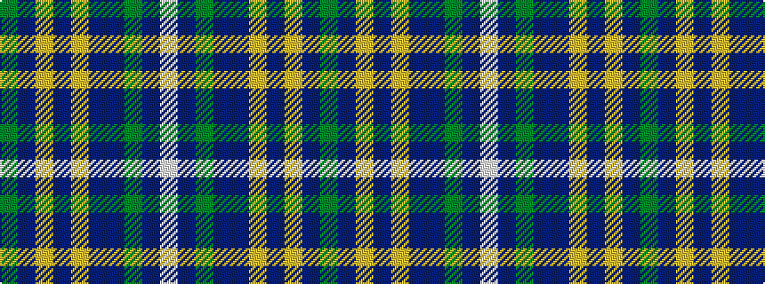 idealised woven sample of pattern GBYBYBBGBW