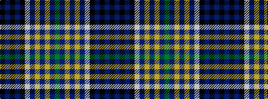 idealised woven sample of pattern GBYBYBWKBKBK