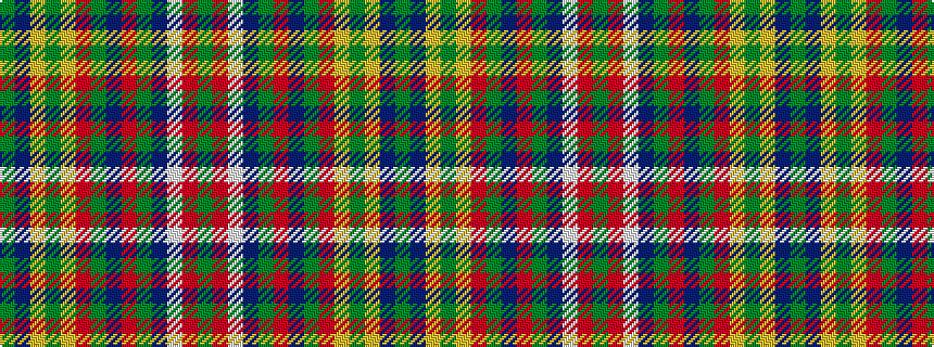 idealised woven sample of pattern GBYGYRGBRGBWRG