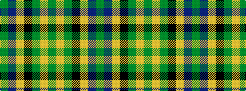 idealised woven sample of pattern GBYKGYG