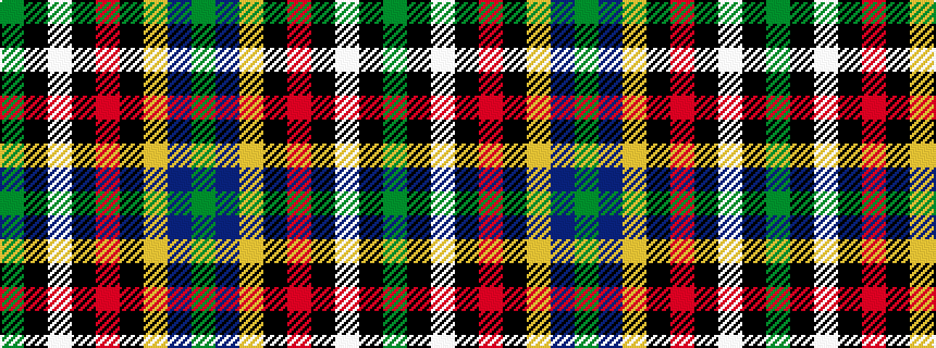 idealised woven sample of pattern GBYKRKWKG