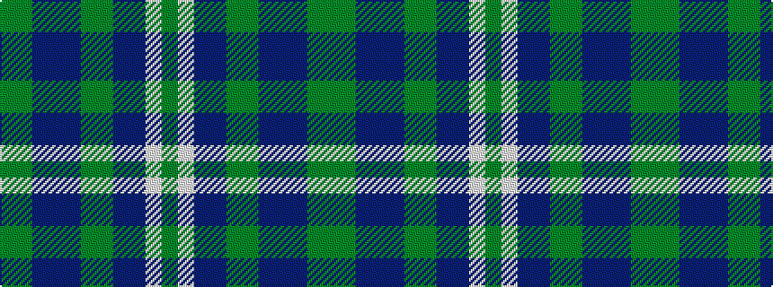 idealised woven sample of pattern GGBBBGGBBWG