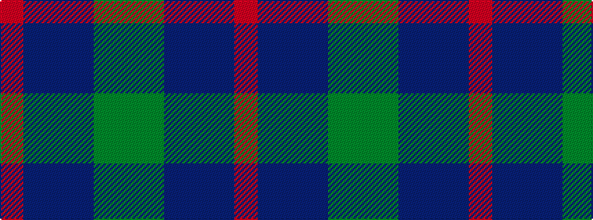 idealised woven sample of pattern GGBBBR