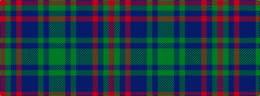 idealised woven sample of pattern GGBGBBBRBGR