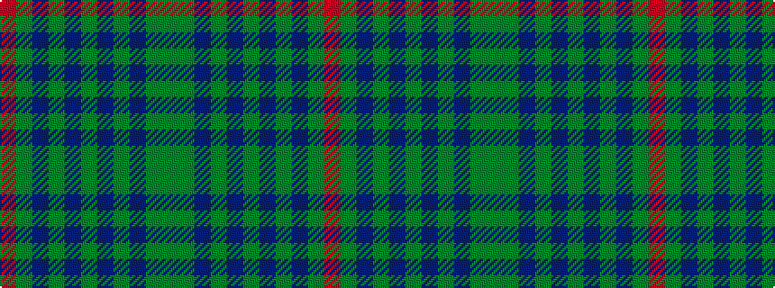 idealised woven sample of pattern GGBGBGBGBGR