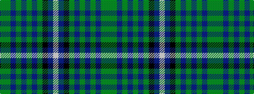 idealised woven sample of pattern GGBGBGBGKBW