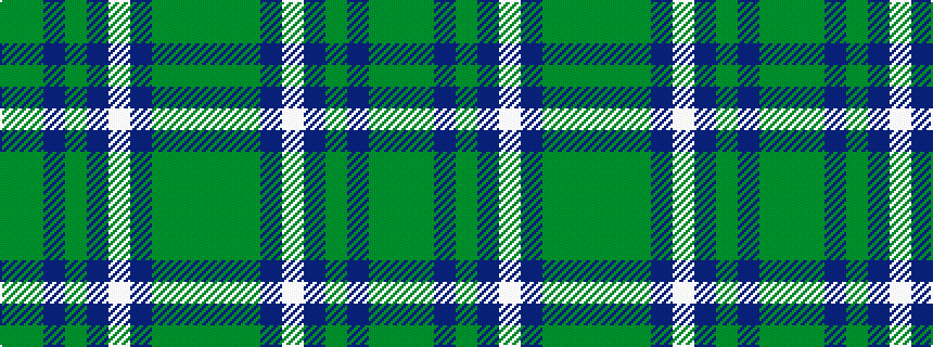 idealised woven sample of pattern GGBGBWBGGG