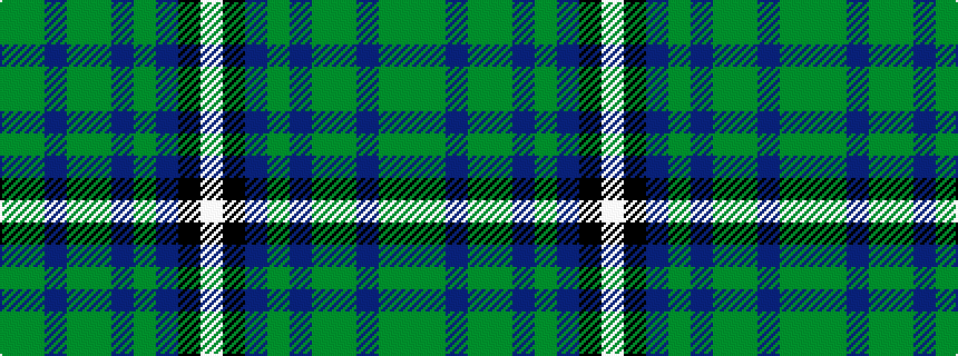 idealised woven sample of pattern GGBGGBGBKW