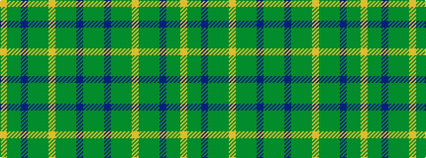 idealised woven sample of pattern GGBGGGYGGGBGGY