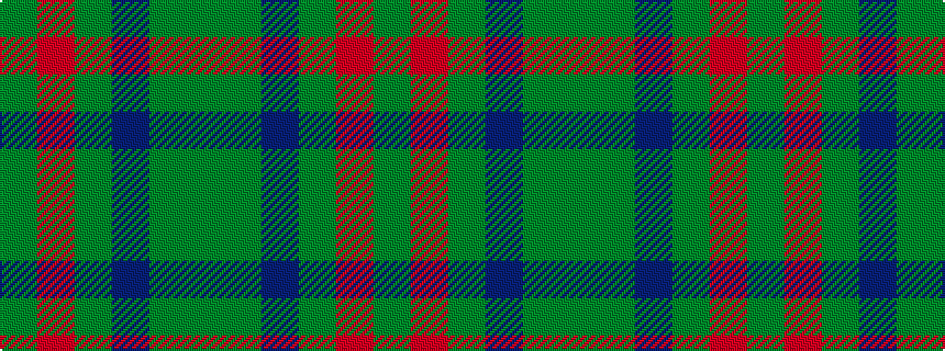 idealised woven sample of pattern GGBGRG