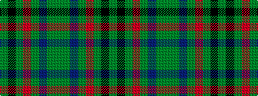 idealised woven sample of pattern GGBGRGKG