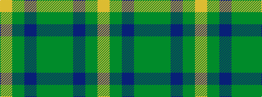 idealised woven sample of pattern GGBGY