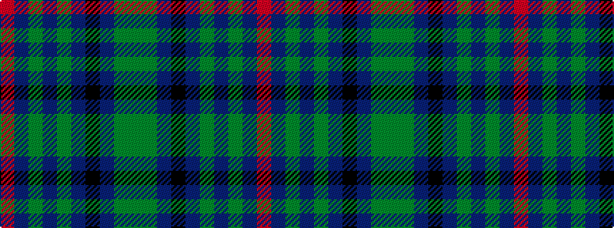 idealised woven sample of pattern GGBKBGBGBR