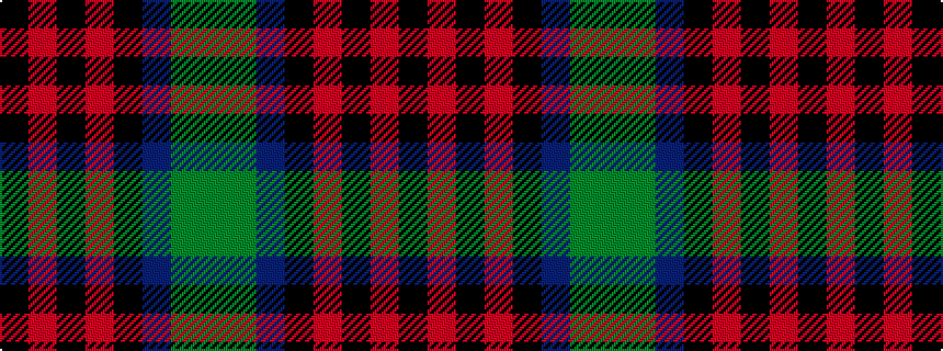 idealised woven sample of pattern GGBKRKRK