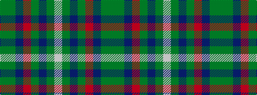 idealised woven sample of pattern GGBRGBGW