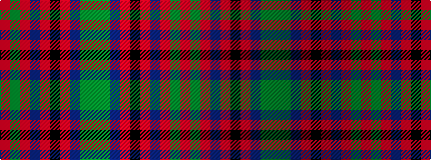 idealised woven sample of pattern GGBRKRBRGR